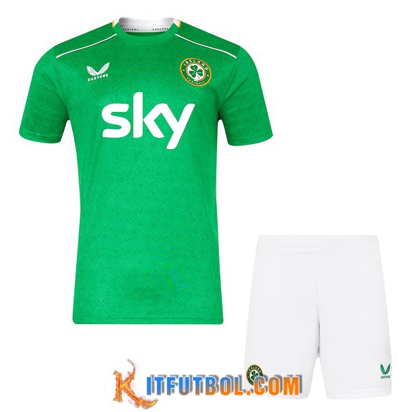 Nueva Camisetas De Futbol Irlanda Ninos Primera 2024/2025