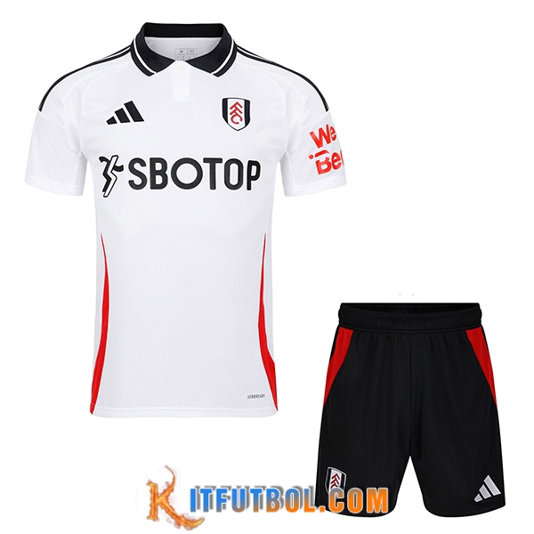 Nueva Camisetas De Futbol Fulham Ninos Primera 2024/2025