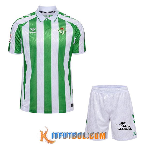 Nueva Camisetas De Futbol Real Betis Ninos Primera 2024/2025