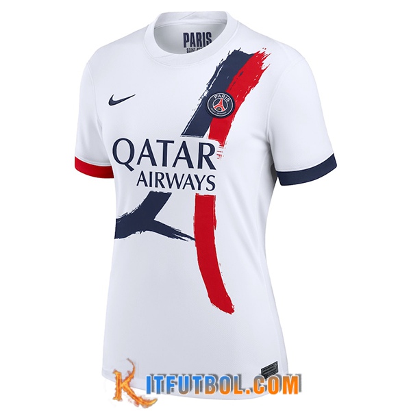 Camisetas De Futbol PSG Mujer Segunda 2024/2025
