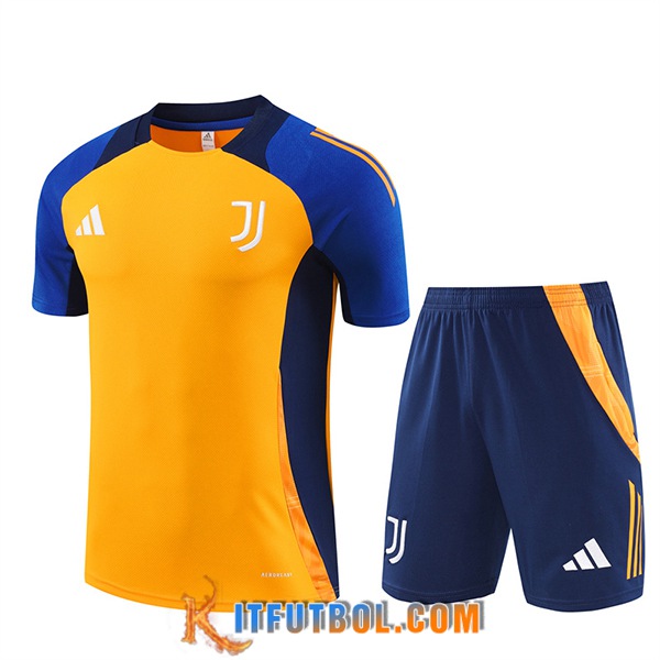 Camiseta Entrenamiento Juventus Naranja/Azul 2024/2025