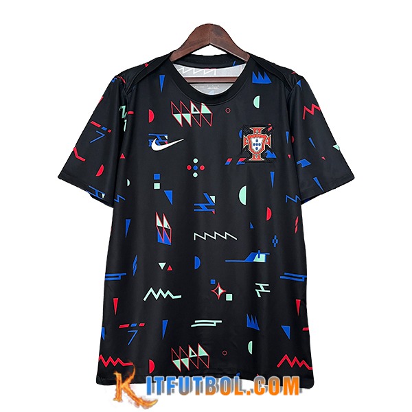 Camiseta Entrenamiento Portugal Negro 2024/2025 -04