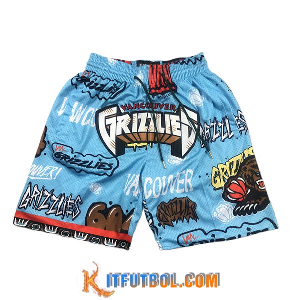 Cortos NBA Memphis Grizzlies 2024/25 Azul/Negro/Marrón