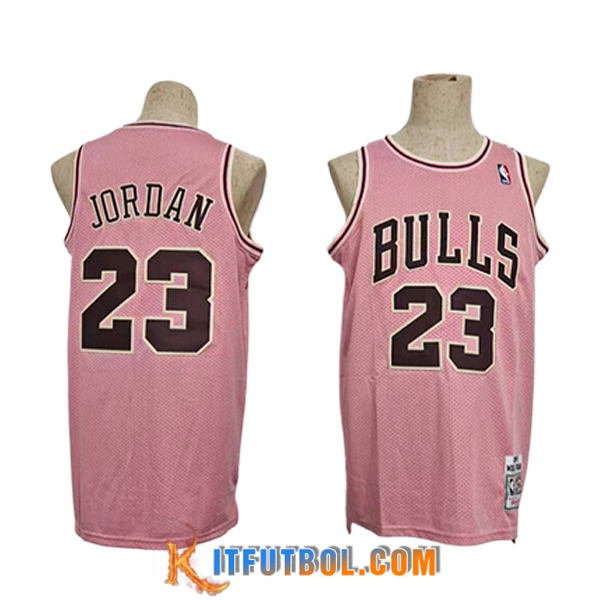Camisetas Chicago Bulls (JORDAN #23) 2024/25 Rosa/Negro