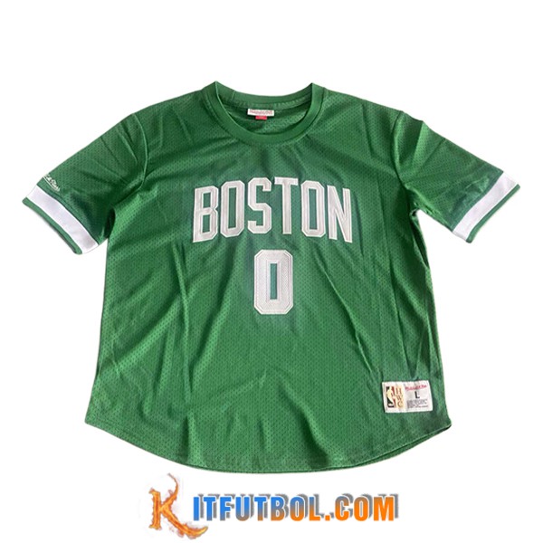 Camisetas Boston Celtics (TATUM #0) 2024/25 Verde/Blanco