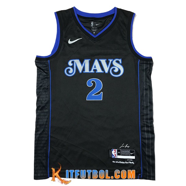 Camisetas Dallas Mavericks (LIVELY II #2) 2024/25 Negro/Azul