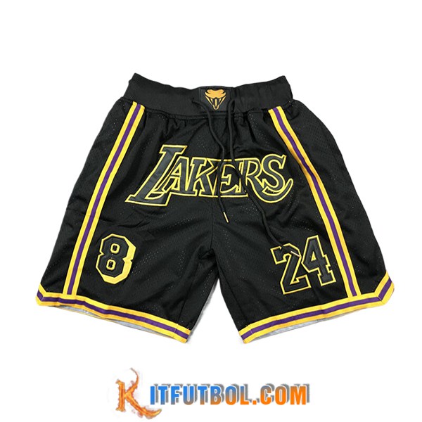 Cortos NBA Los Angeles Lakers 2024/25 Negro/Amarillo