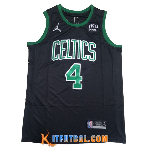 Camisetas Boston Celtics (HOLIDAY #4) 2024/25 Negro/Verde -02