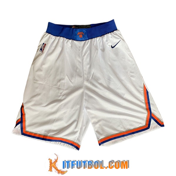 Cortos NBA New York Knicks 2024/25 Blanco