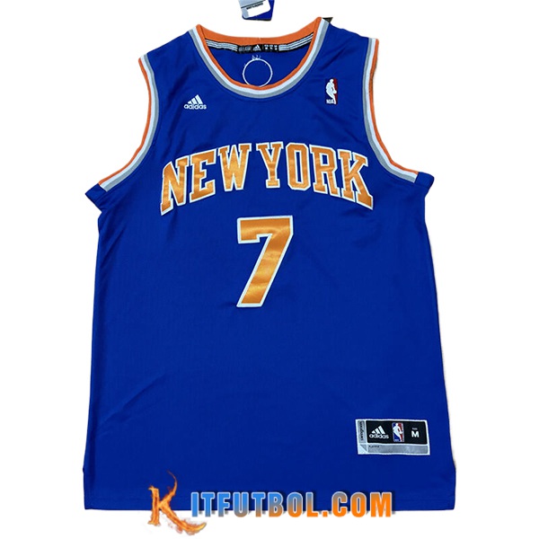 Camisetas New York Knicks (ANTHONY #7) 2024/25 Azul/Amarillo
