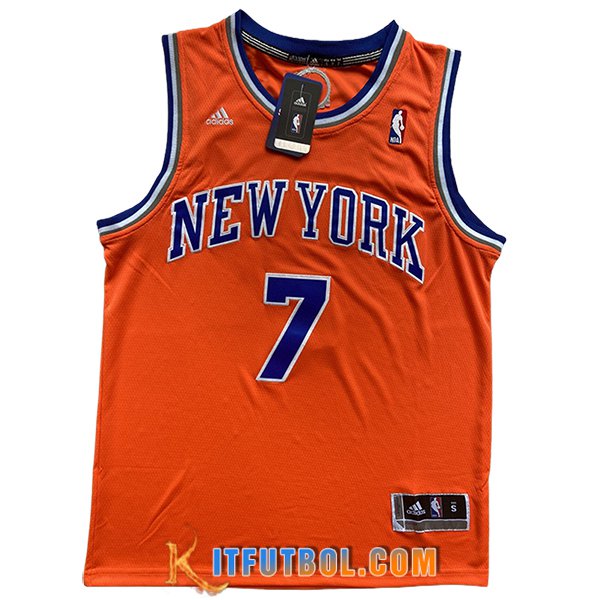 Camisetas New York Knicks (ANTHONY #7) 2024/25 Naranja/Azul