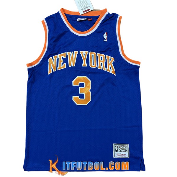 Camisetas New York Knicks (STARKS #3) 2024/25 Azul/Amarillo