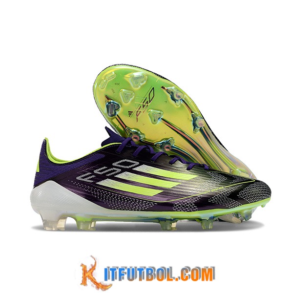 Adidas Botas De Fútbol F50 ELITE FG Negro/Verde
