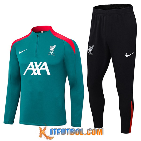 Chandal Equipos De Futbol FC Liverpool Verde/Rojo 2024/2025