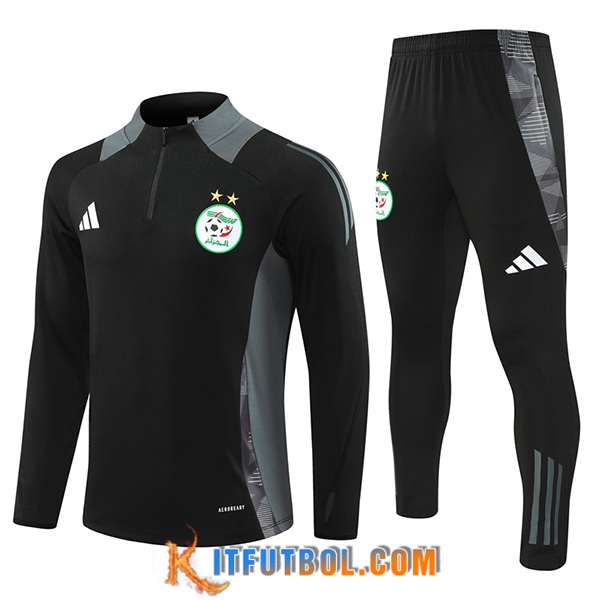Chandal Equipos De Futbol Algeria Negro/Gris 2024/2025