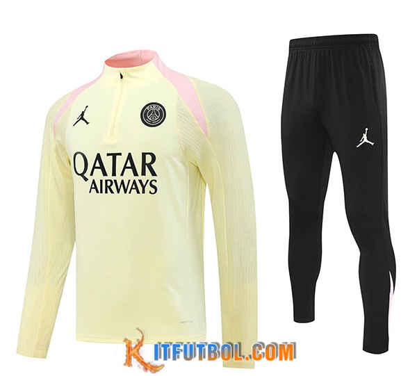 Chandal Equipos De Futbol PSG Amarillo/Rosa 2024/2025