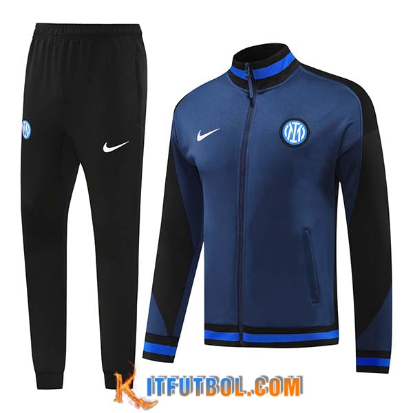 Chandal Equipos De Futbol Chaquetas Inter Milan Azul marino 2024/2025