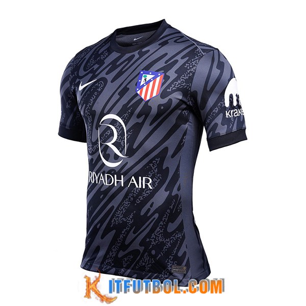 Camisetas De Futbol Atletico Madrid Portero Negro 2024/2025