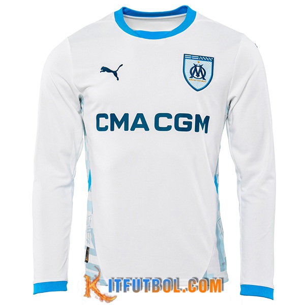 Nueva Camisetas De Futbol Marsella OM Primera Manga Largas 2024/2025