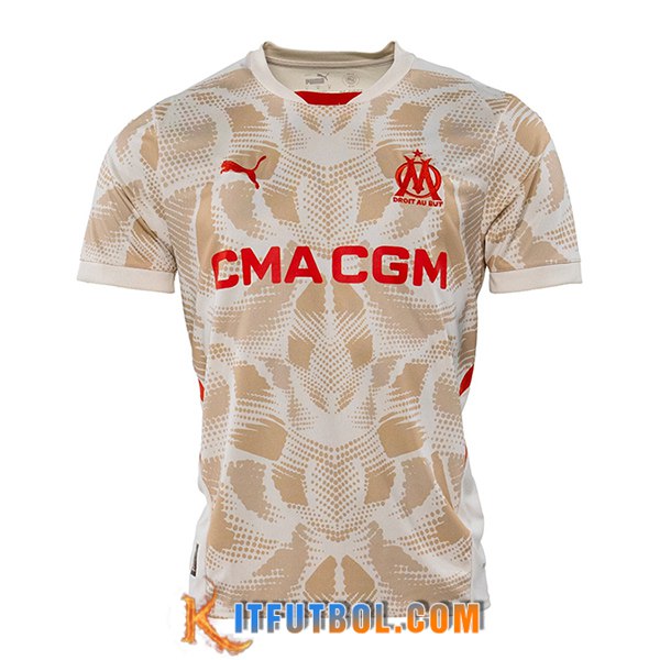 Camisetas De Futbol Marsella OM Portero Beige 2024/2025