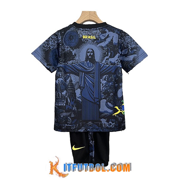 Camisetas De Futbol Brasil Ninos Special Edition Azul marino 2024/2025