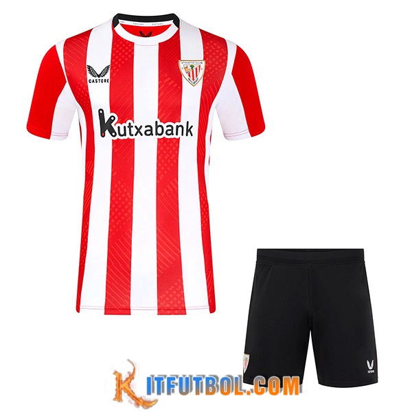 Nueva Camisetas De Futbol Athletic Bilbao Ninos Primera 2024/2025