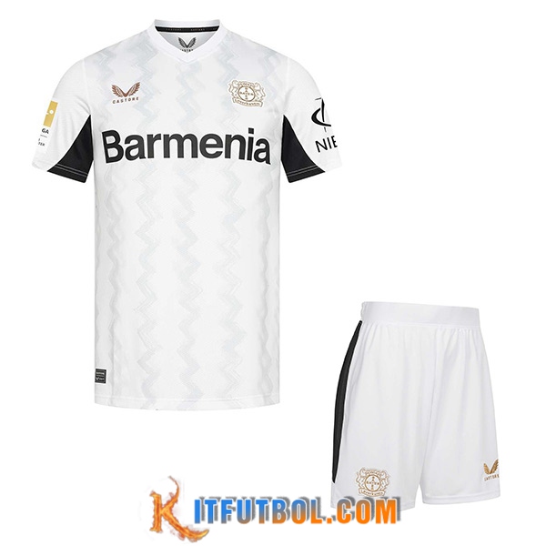 Nueva Camisetas De Futbol Bayer 04 Leverkusen Ninos Segunda 2024/2025
