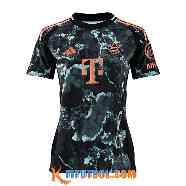 Camisetas De Futbol Bayern Munich Mujer Segunda 2024/2025