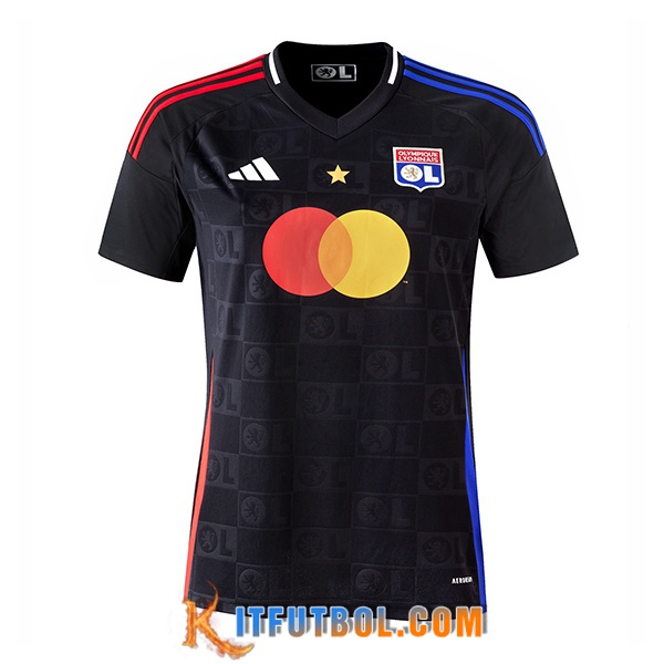 Camisetas De Futbol lyon Mujer Segunda 2024/2025