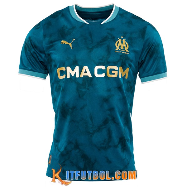 Camisetas De Futbol Marsella OM Mujer Segunda 2024/2025