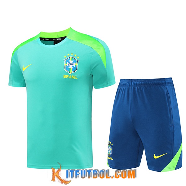 Camiseta Entrenamiento Brasil Verde 2024/2025
