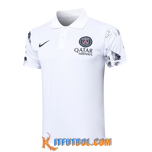 Camiseta Polo PSG Blanco 2024/2025