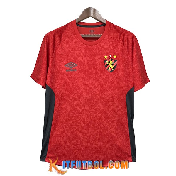 Camiseta Entrenamiento Sport Recife Rojo/Negro 2024/2025
