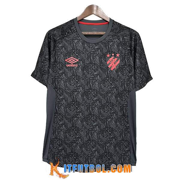 Camiseta Entrenamiento Sport Recife Negro/Gris 2024/2025