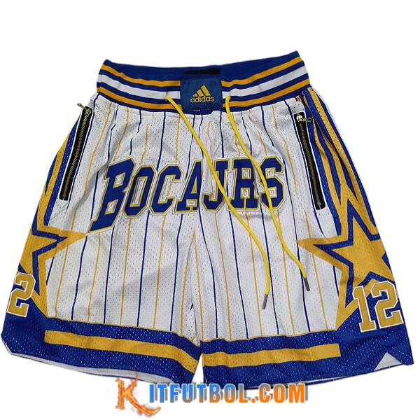 Cortos NBA Indiana Pacers 2024/25 Blanco/Azul/Amarillo