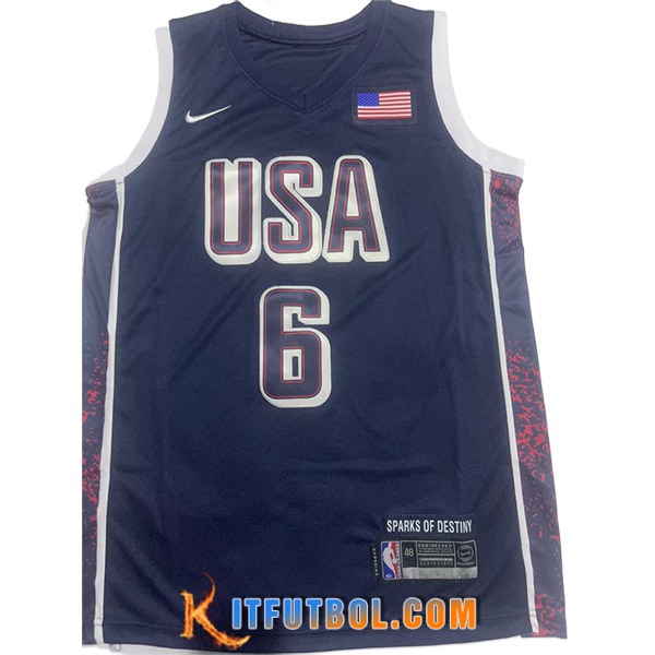Camisetas USA (JAMES #6) 2024/25 Azul Oscuro