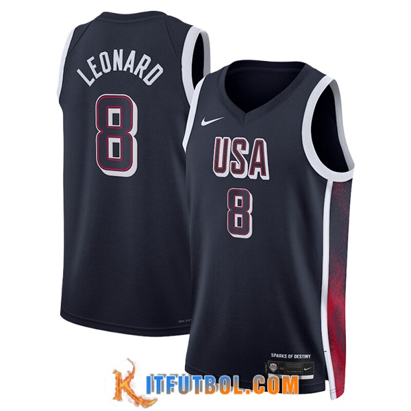 Camisetas USA (LEONARD #8) 2024/25 Negro