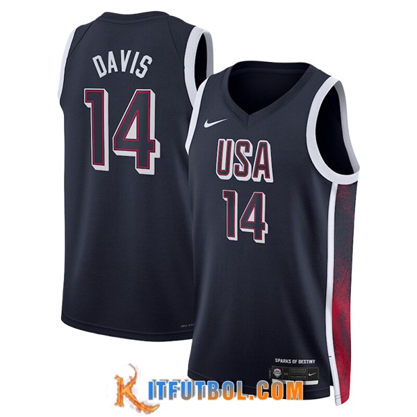 Camisetas USA (DAVIS #14) 2024/25 Negro