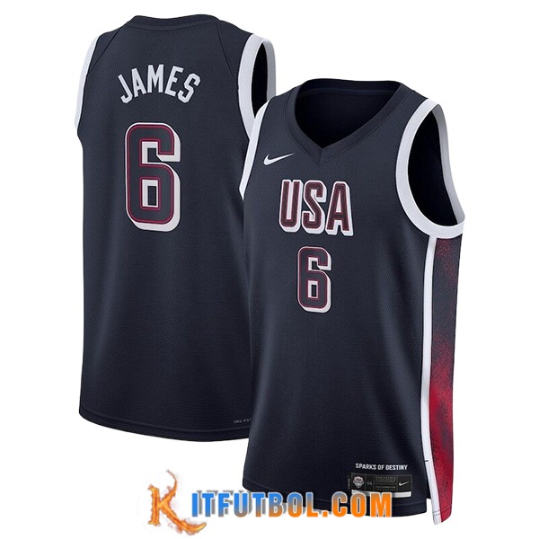 Camisetas USA (JAMES #6) 2024/25 Negro