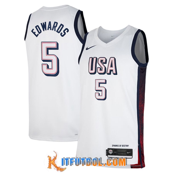 Camisetas USA (EDWARDS #5) 2024/25 Blanco