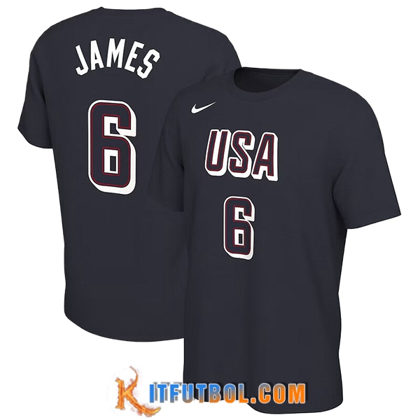Camisetas USA (JAMES #6) 2024/25 Negro -02
