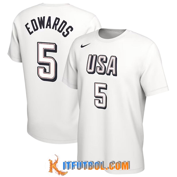 Camisetas USA (EDWARDS #5) 2024/25 Blanco -02