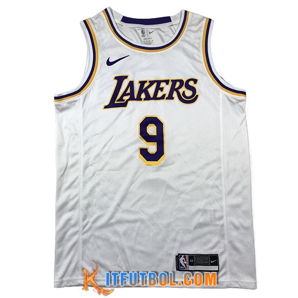 Camisetas Los Angeles Lakers (JAMES JR. #9) 2024/25 Blanco
