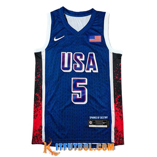 Camisetas USA (EDWARDS #5) 2024/25 Azul/Rojo/Negro