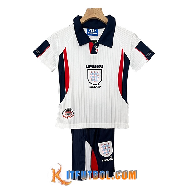 Camisetas De Futbol Inglaterra Retro Ninos Primera 1998