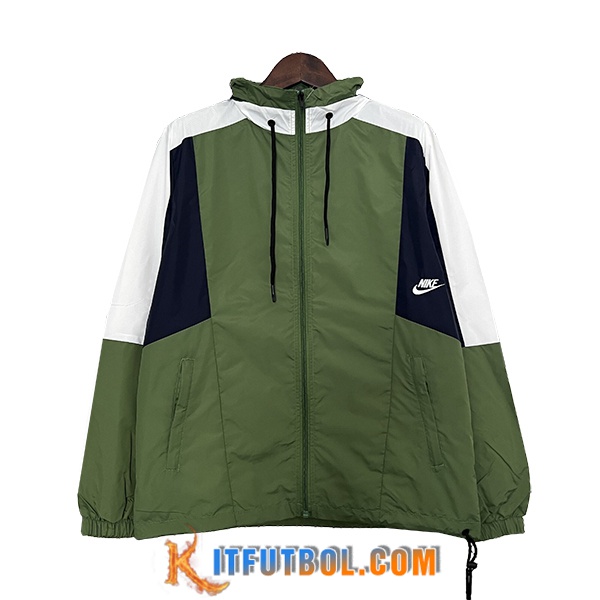 Rompevientos Nike Verde/Azul/Blanco 2024/2025