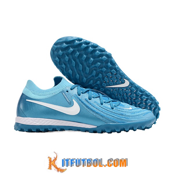 Nike Botas De Fútbol Phantom GX II EliteTF Azul/Blanco