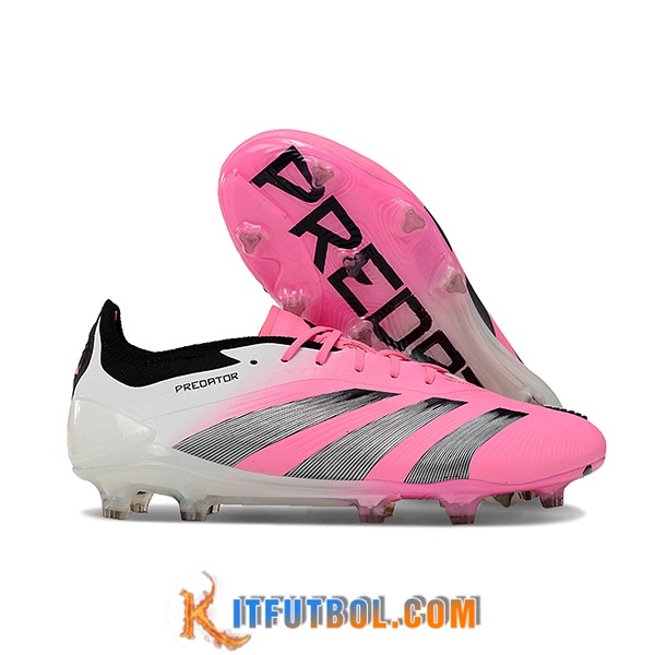 Adidas Botas De Fútbol Predator Elite FG Rosa/Gris/Blanco