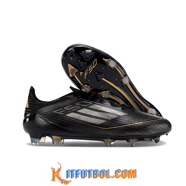 Adidas Botas De Fútbol F50 ELITE FG Negro/Gris