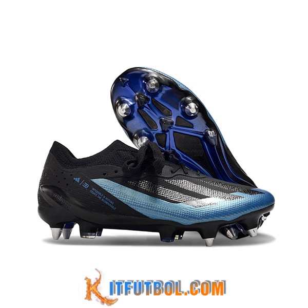 Adidas Botas De Fútbol X Crazyfast1 SG Negro/Azul -03